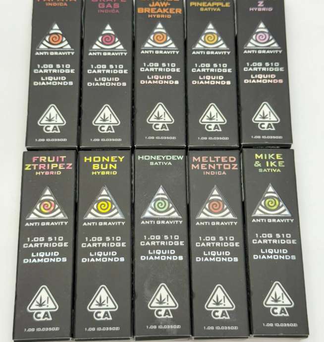 Anti Gravity Carts liquid diamonds. NEW FLAVORS